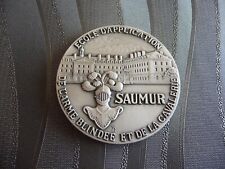 SAUMUR BE ARMORED ARMY APPLICATION SCHOOL TABLE MEDAL AND CAVALRY