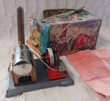 Vintage Wilesco D8 Steam Machine Engine Toy From Germany Dampfmaschine