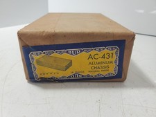 BUD AC-431 Aluminum Chassis 4"D 6"W 2"H 18 Gauge