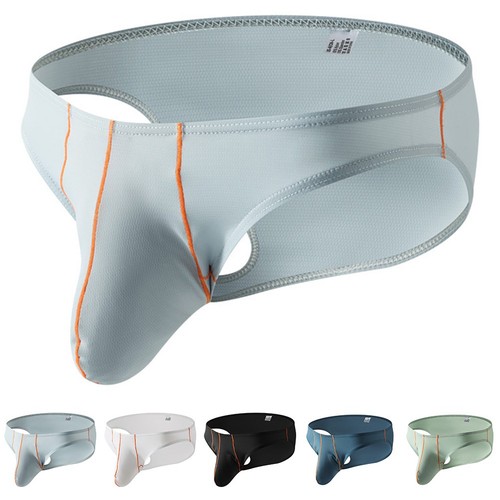 Slip homme soie glacée - , tissu