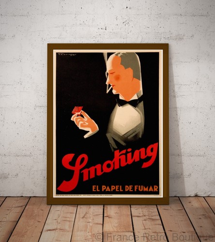 Poster affiche smoking - poster-affiche,