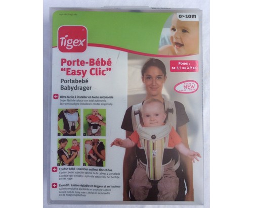 Porte bebe tigex easy - tigex, clic