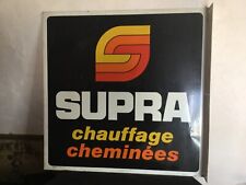 # Antique SUPRA Advertising Painted Sheet Metal Enamel Sign - Double Sided