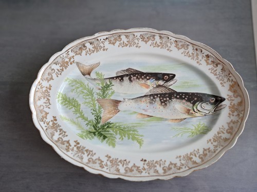 Plat porcelaine motifs
