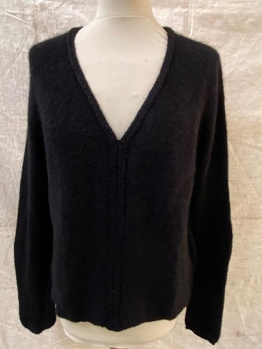 Pull mohair alpaga - mohair, noir
