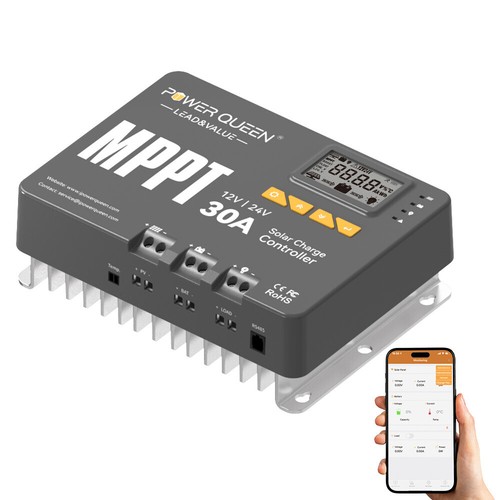 Régulateur solaire mppt 30a - régulateur,