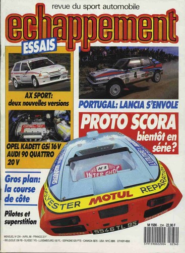 Echappement 234 1988 - echappement, n°234