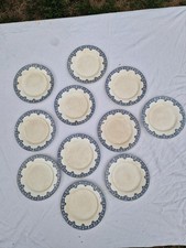 Lot of 11 Ter De Fer Salins Dessert Plates Rivoli Model