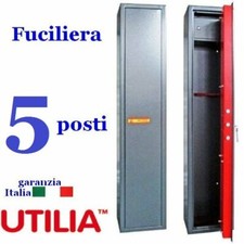 FUCILIERA 5 Places Armoire Porte-Fusils Fusil Armes Chasse Avec Petit Trésor Gun