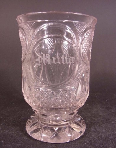 Biedermeier gobelet avec - -,