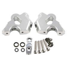 Pontets de guidon argent pour