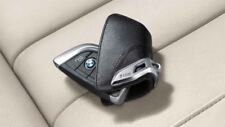 NEW GENUINE BMW KEY HOLDER FOB LEATHER CASE POUCH LUXURY BLACK 82292344033