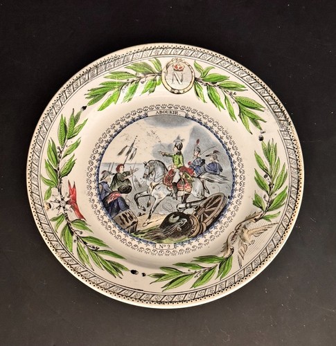 Assiette parlante napoleon - assiette,
