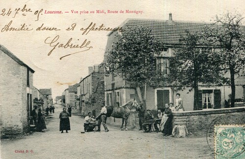Louesme vue prise midi - louesme,