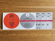 TICKET JEUX OLYMPIQUES OLYMPIC GAMES TOKYO 1964 - CLOSING CEREMONY 