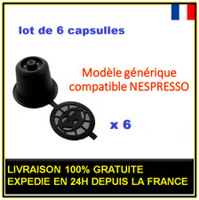 6 Capsules réutilisables de