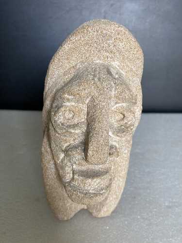 Sculpture buste vieille - , femme