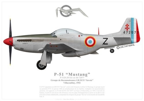 Print 51d mustang ii 33 - gr, ii/33