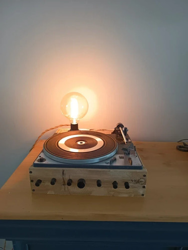 Lampe diy type industriel - lampe,