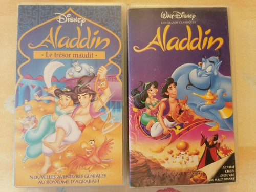 Lot vhs disney - disney, aladdin