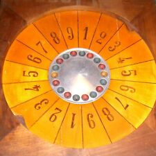 FUNCTIONAL + MAT: Large Casino Roulette Wood Metal Ball Game JAJ