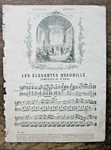 Bouquet musical quadrille les - quadrille,