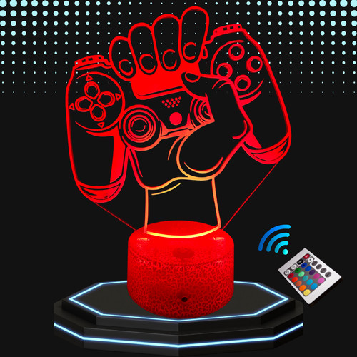 Lampe chevet led jeux - lampe, 3d