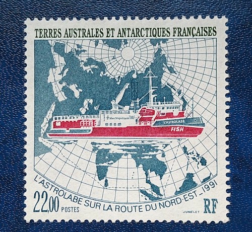 Taaf timbre 181 bateau - timbre, n°