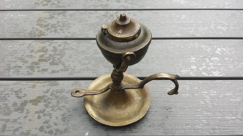 Ancien lampe huile de - lampe, à