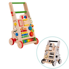 KiddyMoon Trotteur avec un Tableau D'activité, Chariot de Marche pour Bébé