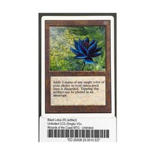 WOTC MtG Unlimited Black Lotus (R) VG+