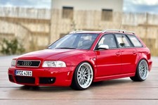 1/18 Audi RS4 B5 Red Modified Conversion CUSTOM BBS Alu Wheels