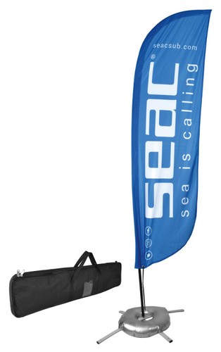 Seac sub drapeau - sub, plage