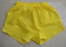 Short nylon jaune légèrement transparent taille XS/S, lightly see-through
