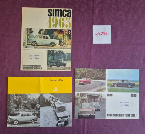 16276 simca gamme - simca, 1965