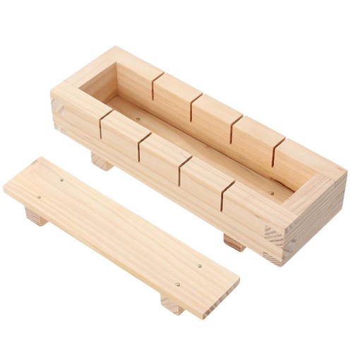 Sushi bois moule - 2x(sushi,