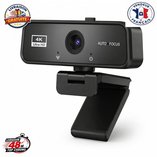 Webcam uhd usb avec - 4k,