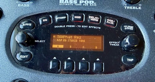 Line bass pod amp modeler - bass,