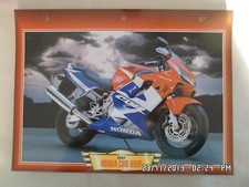 CARTE FICHE MOTO HONDA CBR 600