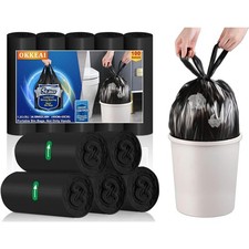 100 Sacs Poubelle 5-8L à