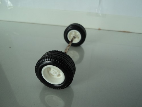 Playmobil vintage paire roues - paire,