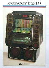 Concert 240 NSM Jukebox Postcard Original NOS Phonograph Music Promo Photo Card