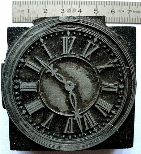 Plaque gravure cadran dial