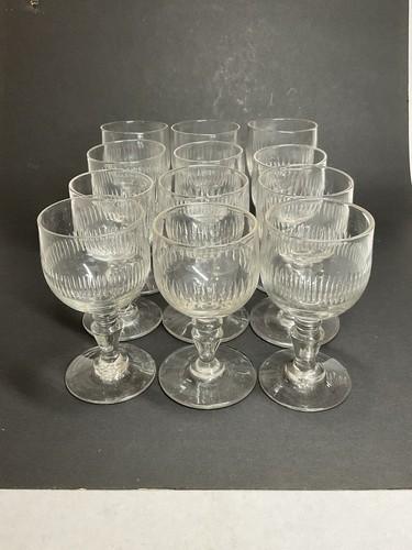 Verres cristal taillé - 12,