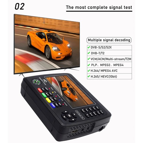 V10 lcd satfinder - satfinder, 4,3