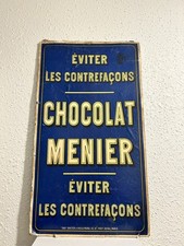 Ancien Carton Publicitaire Chocolat Menier 