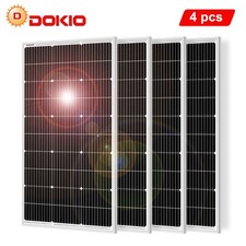 Dokio 400W 12V Panneau Solaire Rigide - Balcon, Toit, Autonome