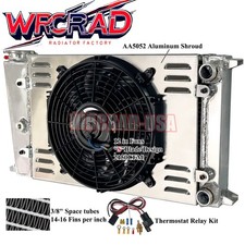 Fan Shroud+ 2Row Radiator for