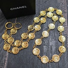 Collier chaîne pièce ronde