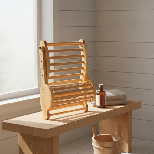 Appuie tête ergonomique - appuie-tête, bois